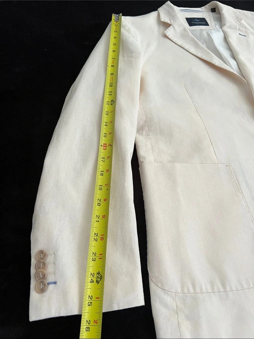Linen & Cotton Light Cream Blazer